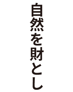 自然を財とし